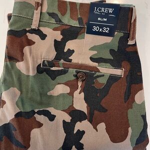 J. Crew Camouflage Slim Pants